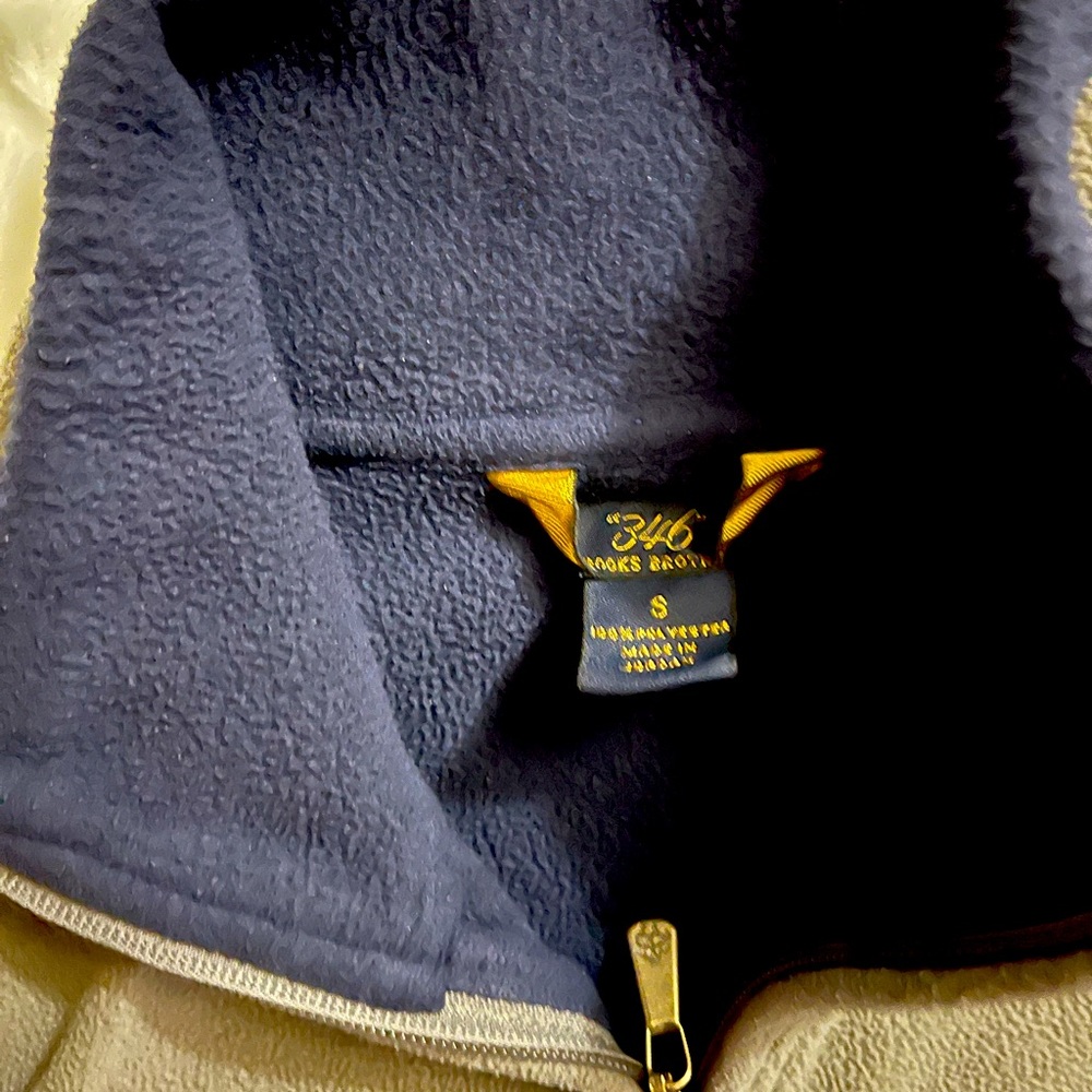 Brooks Brothers fleece small gray